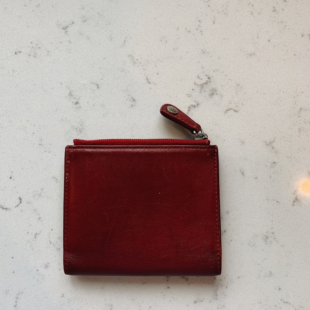 Red Coach Wallet - Picture 2 of 2